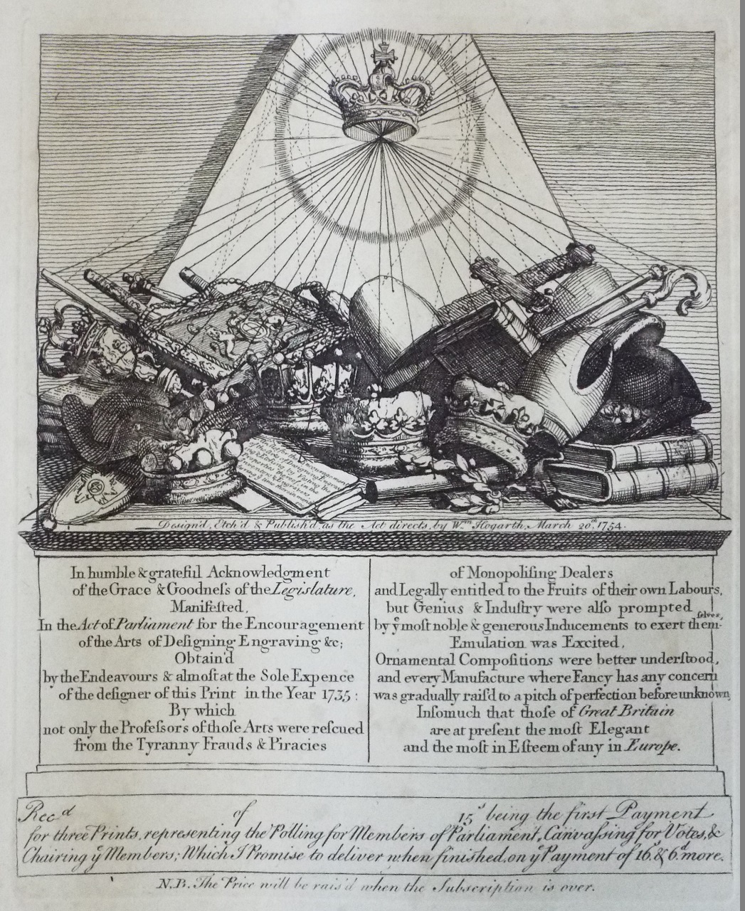 Print - Receipt for Polling prints - Hogarth